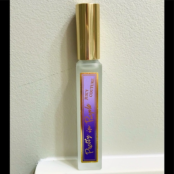 🆕🔥JUICY COUTURE (PRETTY IN PURPLE)PERFUME ROLLER BALL SMELLS REALLY GOOD NWT! - Picture 10 of 10
